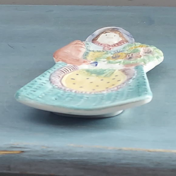 Vintage Italy Spoon Rest - Picture 3 of 7